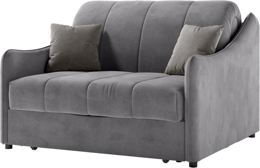 Диван прямой Дели 120, модель 032, Ultra Grey / Ultra Dove (серый)