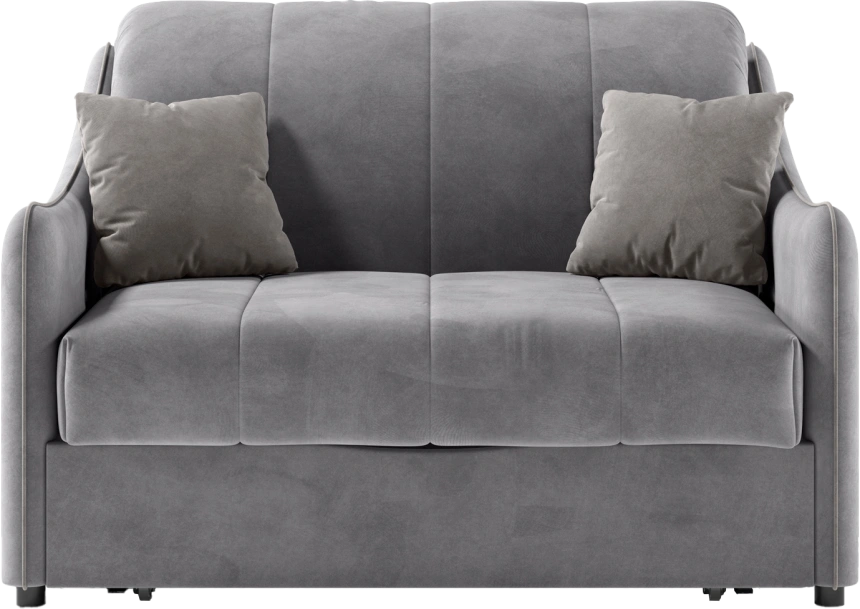 Диван прямой Дели 120, модель 032, Ultra Grey / Ultra Dove (серый)