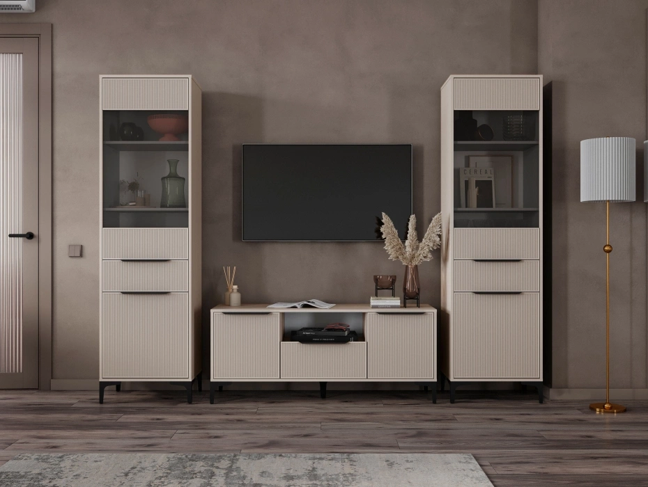 Модульная гостиная Иадама, комплектация 4, кашемир / кашемир