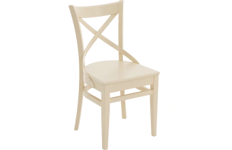 Стул Соло Венский, деревянный, жесткий, слоновая кость