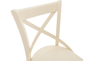 Стул Соло Венский, деревянный, жесткий, слоновая кость