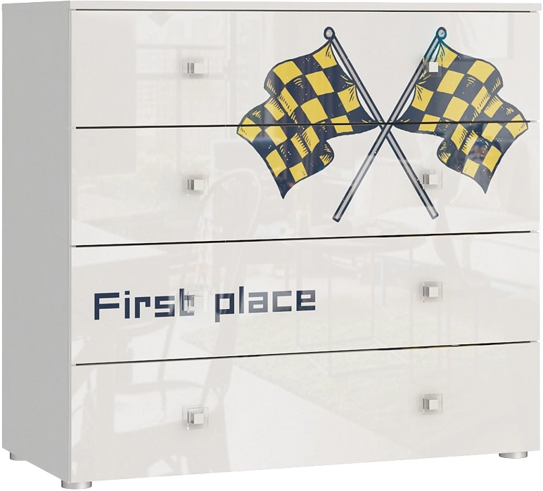Комод детский Модерн - Квадро, белый