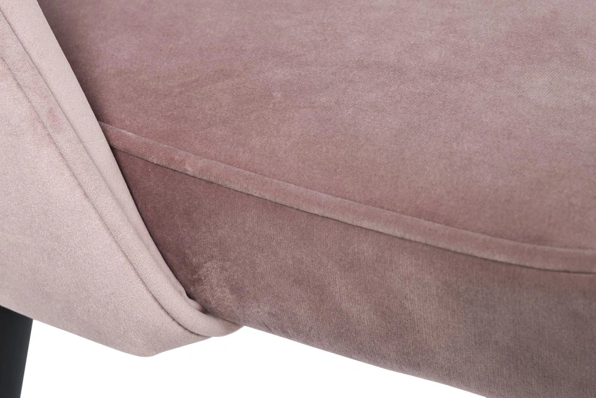 Стул 30C-1228F LPI, мягкий, велюр, пепельно-розовый 