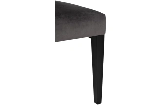 Стул 597, мягкий, велюр, серый Riv96 