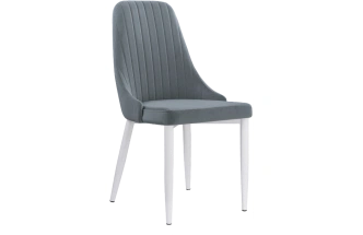 Стул Kora, на металлокаркасе, white / gray