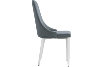 Стул Kora, на металлокаркасе, white / gray