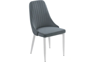 Стул Kora, на металлокаркасе, white / gray