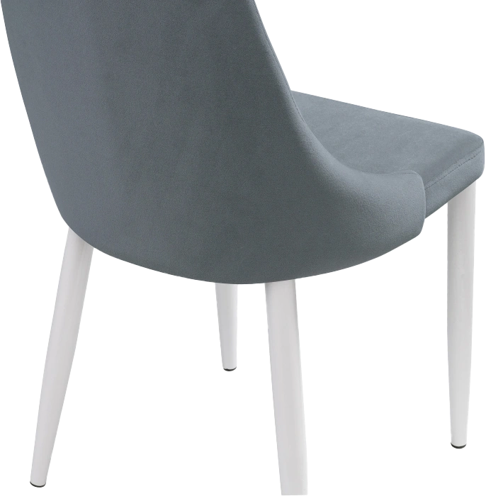 Стул Kora, на металлокаркасе, white / gray