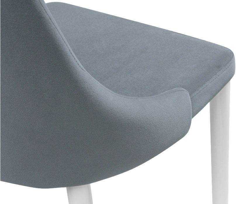 Стул Kora, на металлокаркасе, white / gray