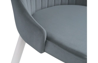 Стул Kora, на металлокаркасе, white / gray