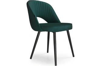 Стул Сандвикен, мягкий, черный / velutto 20