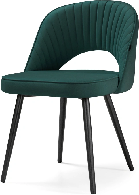 Стул Сандвикен, мягкий, черный / velutto 20