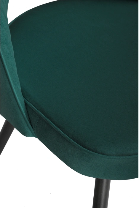 Стул Сандвикен, мягкий, черный / velutto 20