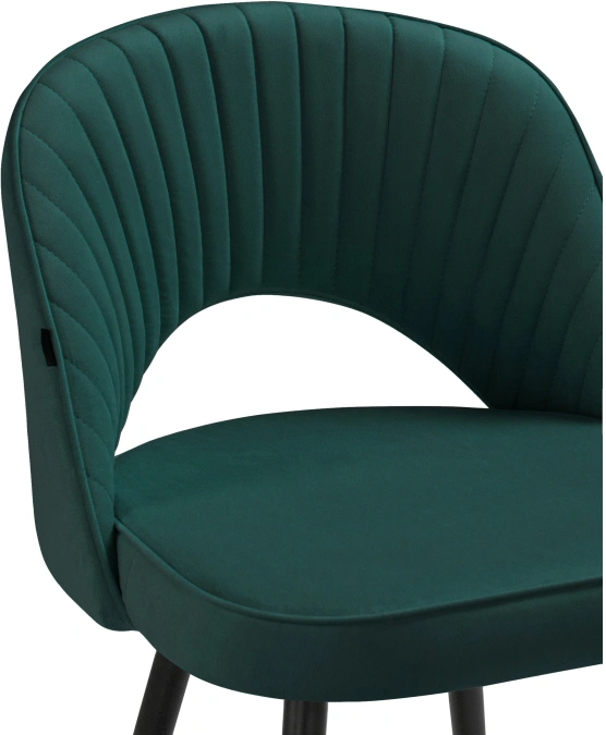 Стул Сандвикен, мягкий, черный / velutto 20