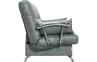 Диван прямой Финка Хром, Плутон 20 (коричнево-сер.)