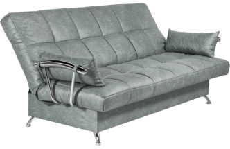 Диван прямой Финка Хром, Плутон 20 (коричнево-сер.)