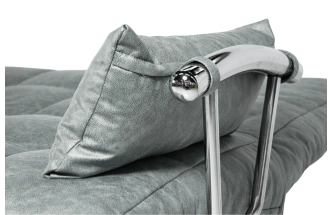 Диван прямой Финка Хром, Плутон 20 (коричнево-сер.)