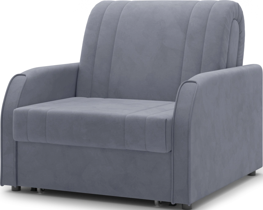 Кресло-кровать Турин 80, модель 053, Velutto 32 (темно-серый)