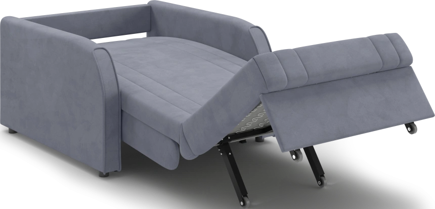 Кресло-кровать Турин 80, модель 053, Velutto 32 (темно-серый)