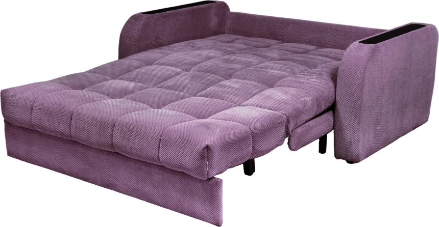 Диван прямой Дублин 140, Sense 03 plum, Венге