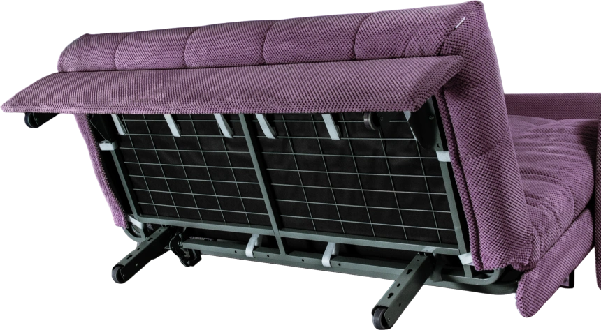 Диван прямой Дублин 140, Sense 03 plum, Венге