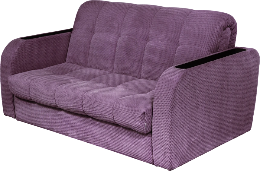 Диван прямой Дублин 140, Sense 03 plum, Венге