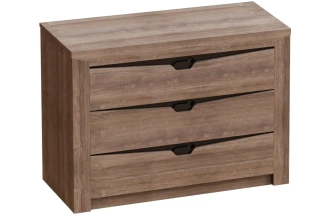 Комод с 3 ящиками Соренто, дуб стирлинг
