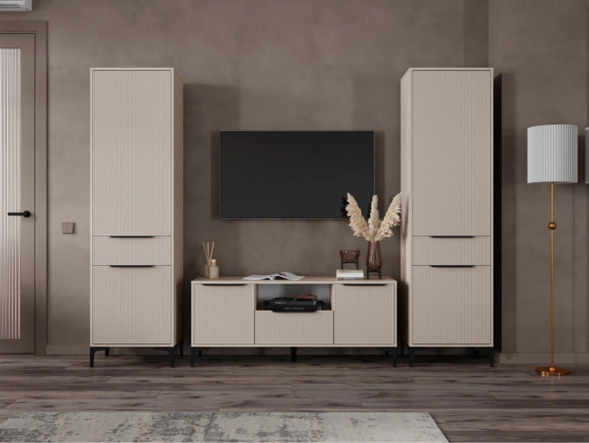 Модульная гостиная Иадама, комплектация 8, кашемир / кашемир