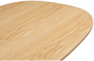 Обеденный стол Ares, дуб / черный