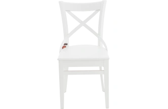 Стул Соло Венский, деревянный, жесткий, эмаль белая