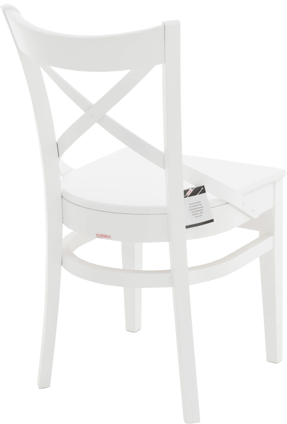 Стул Соло Венский, деревянный, жесткий, эмаль белая