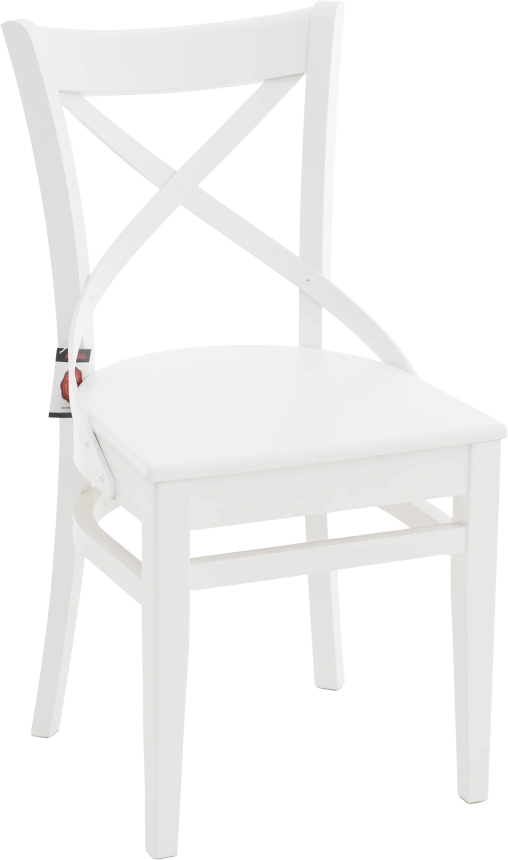 Стул Соло Венский, деревянный, жесткий, эмаль белая
