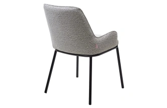 Стул Brio, мягкий, UF995-02, букле, черный каркас 