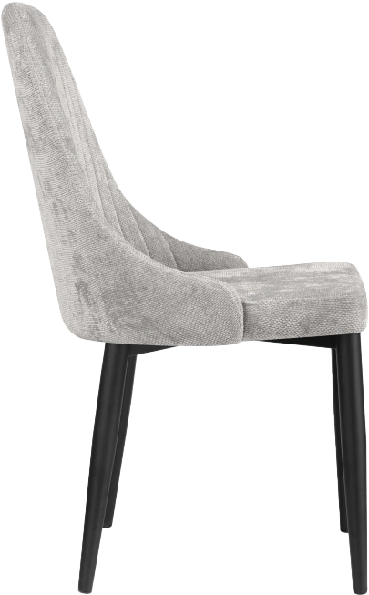 Стул Kora, на металлокаркасе, black / gray