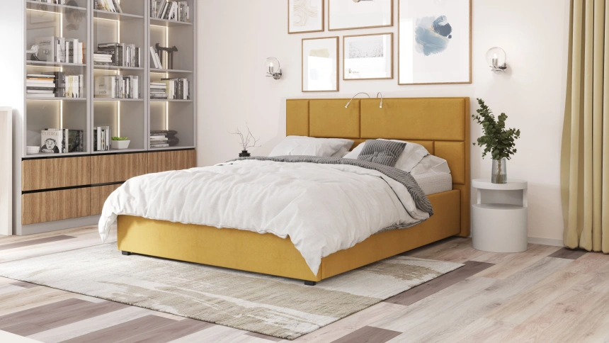 Кровать Невада 2, мягкая, двуспальная, 160x200, Ловерс 12