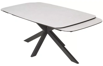Обеденный раздвижной стол Alvis 180, TL-319, испанская керамика, темно-серый каркас