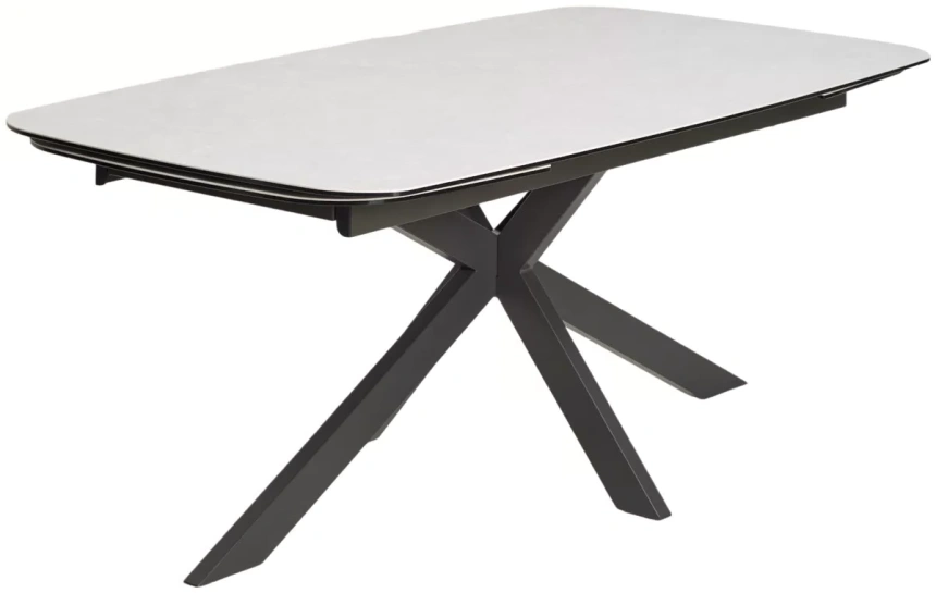 Обеденный раздвижной стол Alvis 180, TL-319, испанская керамика, темно-серый каркас
