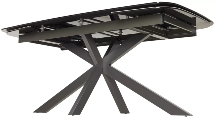 Обеденный раздвижной стол Alvis 180, TL-319, испанская керамика, темно-серый каркас