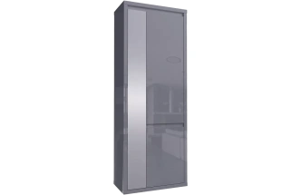 Шкаф Норден двухдверный, Серый глянец