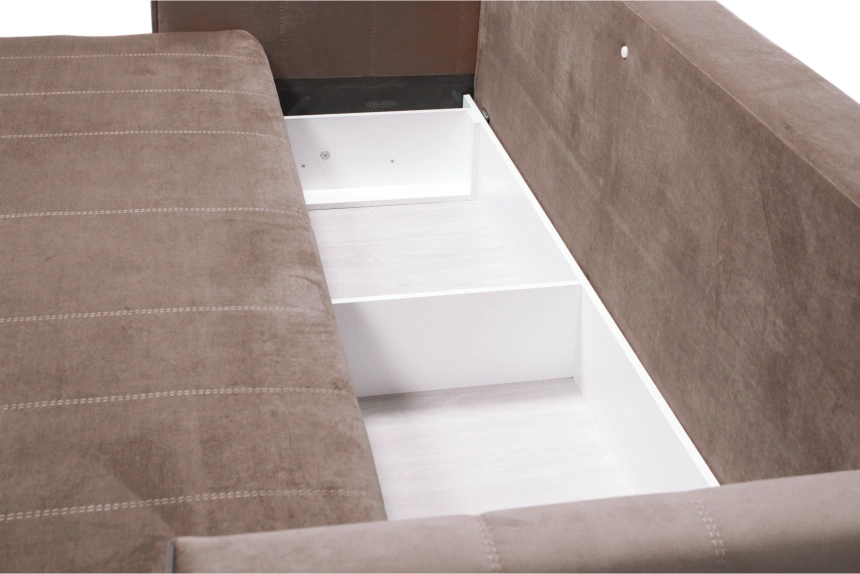 Диван прямой Бали 3, Tenerife cream, Tenerife stone