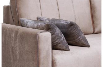 Диван прямой Бали 3, Tenerife cream, Tenerife stone