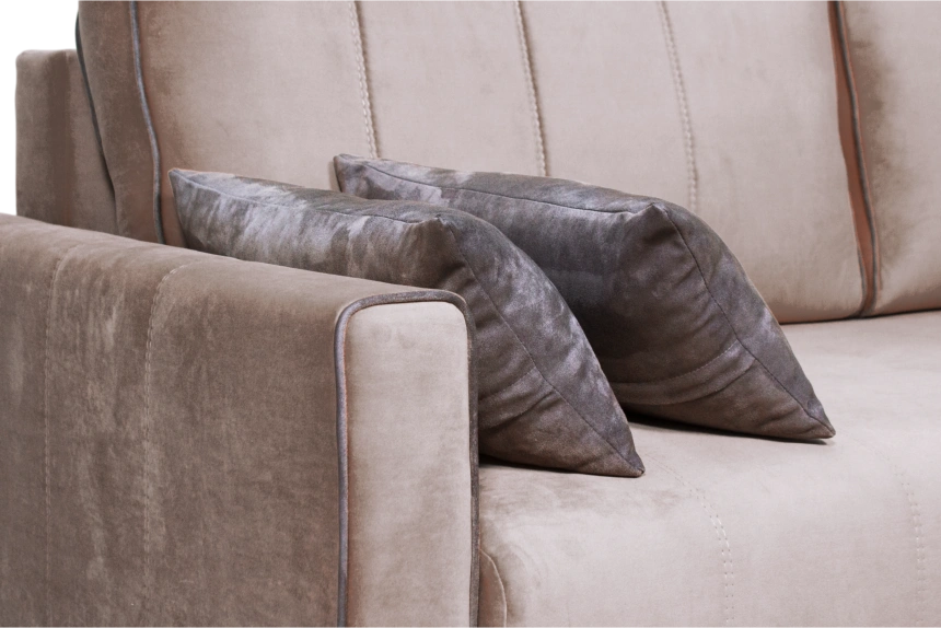 Диван прямой Бали 3, Tenerife cream, Tenerife stone