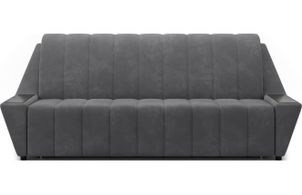 ​Диван прямой Канзас 180, модель 065, Maxx 965​ (темно-серый) / венге