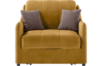 Кресло-кровать Дели 80, модель 032, Ultra Mustard​ / Ultra Stone​ (горчичный)