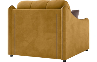 Кресло-кровать Дели 80, модель 032, Ultra Mustard​ / Ultra Stone​ (горчичный)