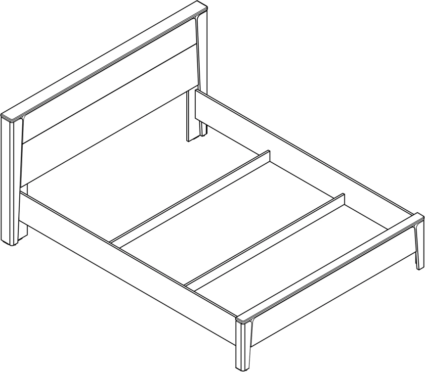 Кровать Мальта 160, двуспальная, таксония