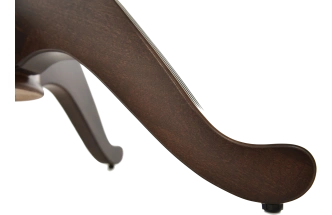 Кухонный стол Фабрицио 1, D 100, орех темный, каркас орех темный