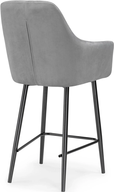 Полубарный стул Райнер, серый MR -11 / черный