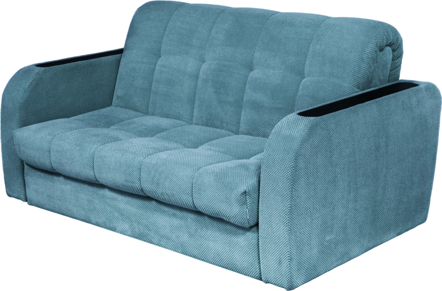 Диван прямой Дублин 140, Sense mint, Венге