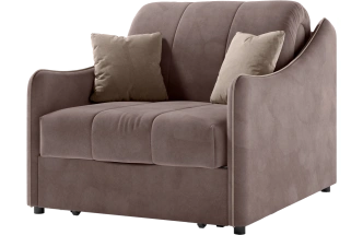 ​Кресло-кровать Дели 80, модель 032, Ultra Stone​ / Ultra Sand​ (коричневый​)